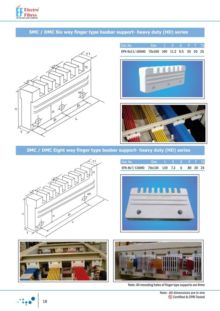 six-way-finger-type-busbar-support