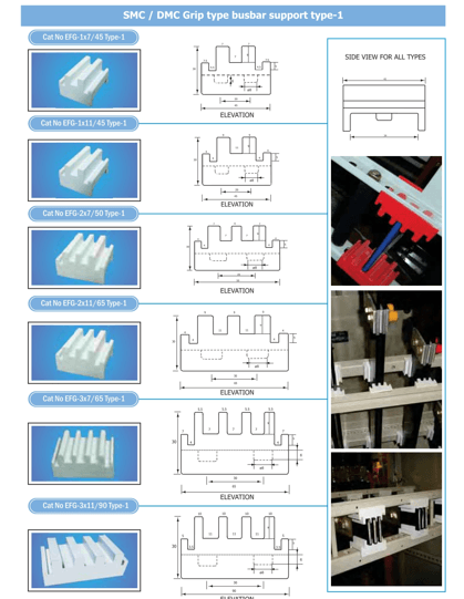 Grip-type-insulators